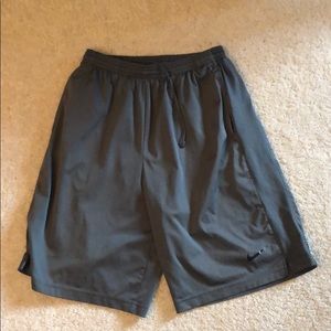 Grey Nike Dri Fit Shorts
